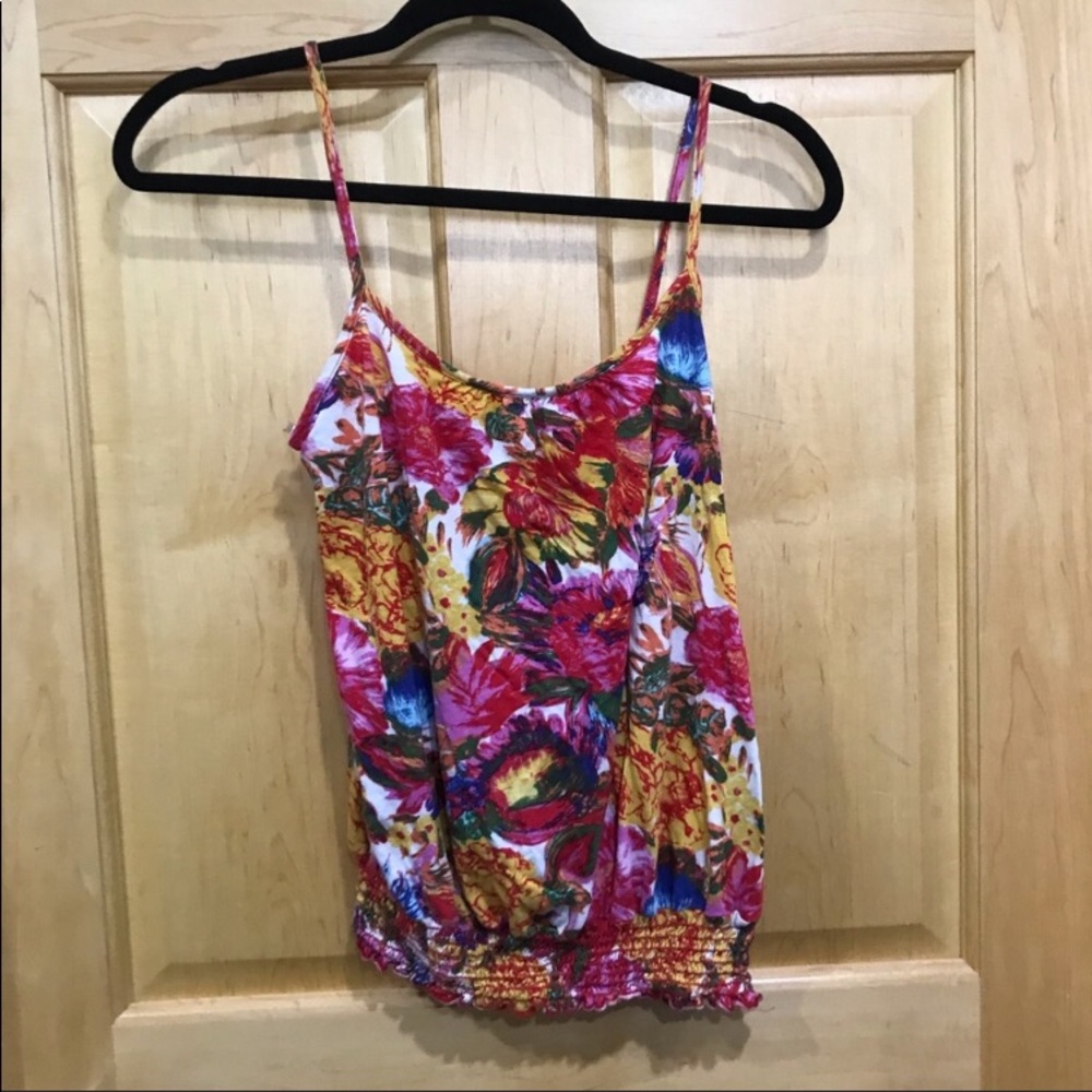 BOGO Boutique XXI floral tank top elastic waist